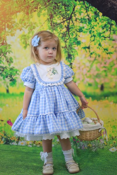 Bunny Easter Spring Baby Cotton Dress