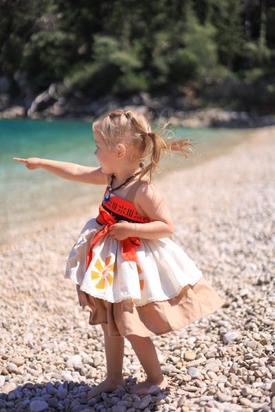 Moana Costume for Girls - Ocean Princess Dress for Toddler