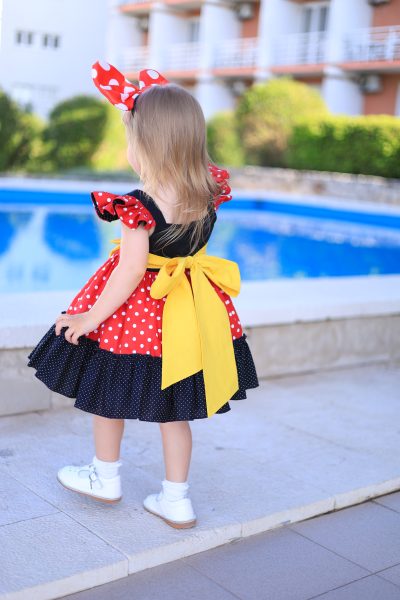 Mickey Mouse Costume for Girls - Birthday Baby Shower Dress