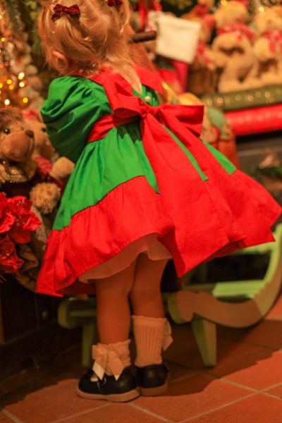 Christmas Dress for Girls – Red and Green Dress