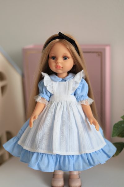 Alice Inspired Doll Dress for Paola Reina 32 cm